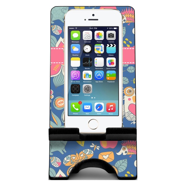 Owl & Hedgehog Phone Stand w/ Phone