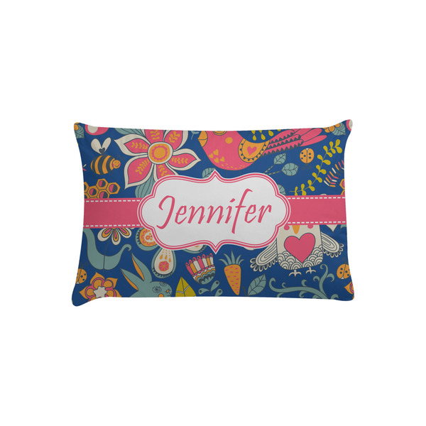 Custom Owl & Hedgehog Pillow Case - Toddler (Personalized)