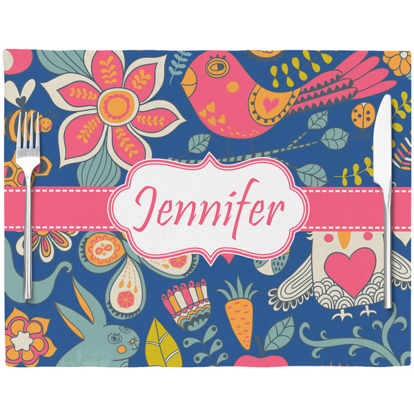 Owl & Hedgehog Placemat with Props