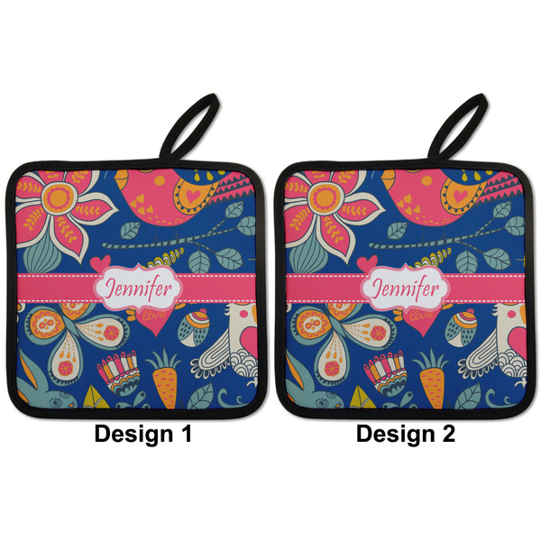 Owl & Hedgehog Pot Holders - Set of 2 APPROVAL