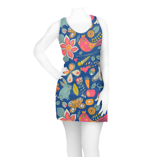 Owl & Hedgehog Racerback Dress - On Model - Front