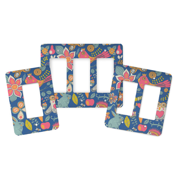 Owl & Hedgehog Rocker Light Switch Covers - Parent - ALL VARIATIONS