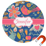 Owl & Hedgehog Car Magnet (Personalized)