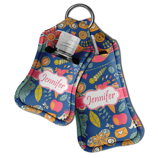 Owl & Hedgehog Sanitizer Holder Keychain - Both in Case (PARENT)