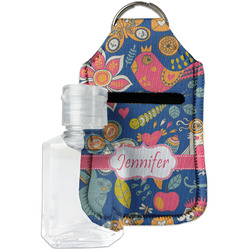 Owl & Hedgehog Hand Sanitizer & Keychain Holder - Small (Personalized)