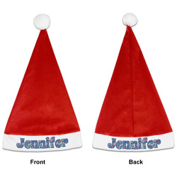 Owl & Hedgehog Santa Hat - Front & Back (Personalized)