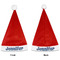 Owl & Hedgehog Santa Hats - Front and Back (Double Sided Print) APPROVAL