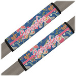 Owl & Hedgehog Seat Belt Covers (Set of 2) (Personalized)