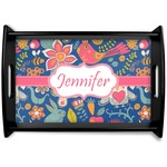 Owl & Hedgehog Wooden Tray (Personalized)