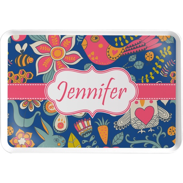 Custom Owl & Hedgehog Serving Tray (Personalized)