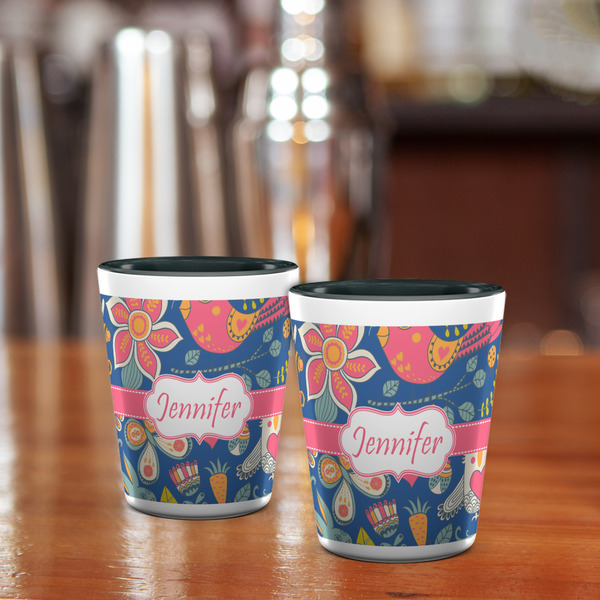 Owl & Hedgehog Shot Glass - Two Tone - LIFESTYLE