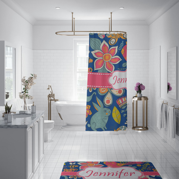 Owl & Hedgehog Shower Curtain - 70"x83"