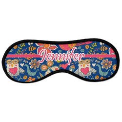 Owl & Hedgehog Sleeping Eye Masks - Large (Personalized)