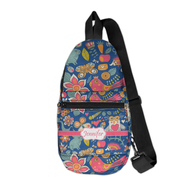 Custom Owl & Hedgehog Sling Bag (Personalized)