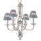 Owl & Hedgehog Small Chandelier Shade - LIFESTYLE (on chandelier)