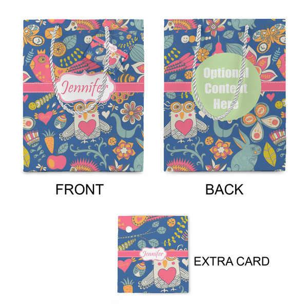 Owl & Hedgehog Small Gift Bag - Approval