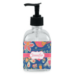 Owl & Hedgehog Glass Soap & Lotion Bottle - Single Bottle (Personalized)