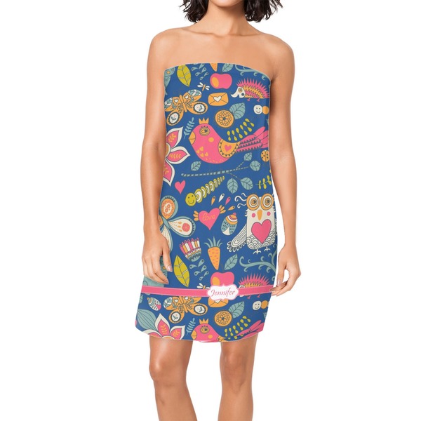 Custom Owl & Hedgehog Spa / Bath Wrap (Personalized)