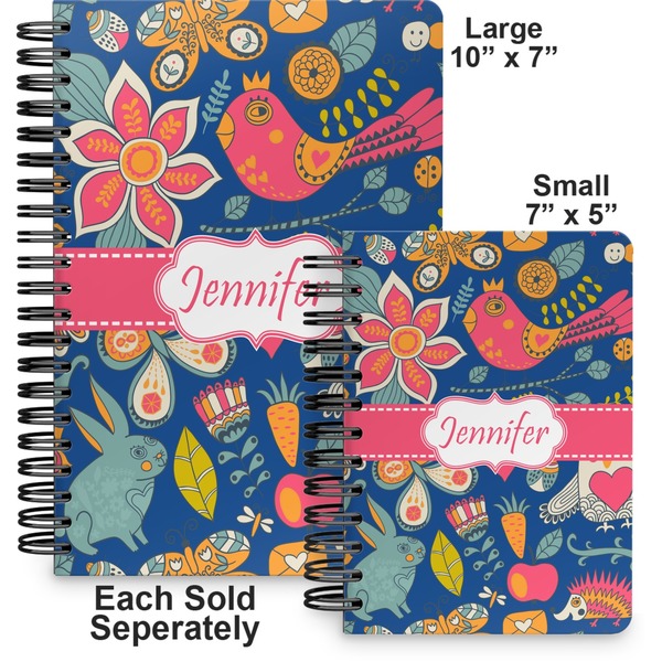 Owl & Hedgehog Spiral Journal - Comparison