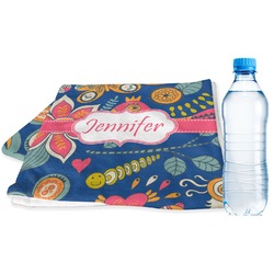 Owl & Hedgehog Sports & Fitness Towel (Personalized)