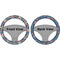 Owl & Hedgehog Steering Wheel Cover- Front and Back