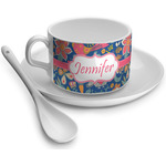 Owl & Hedgehog Tea Cup - Single (Personalized)