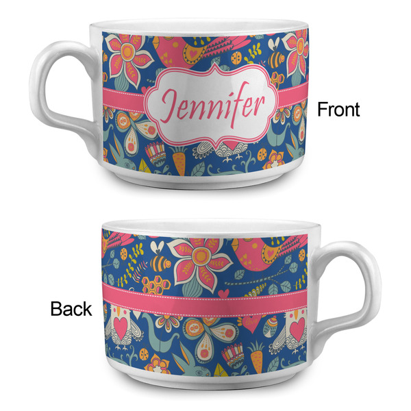 Owl & Hedgehog Tea Cup - Single Apvl