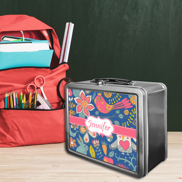 Owl & Hedgehog Tin Lunchbox - LIFESTYLE