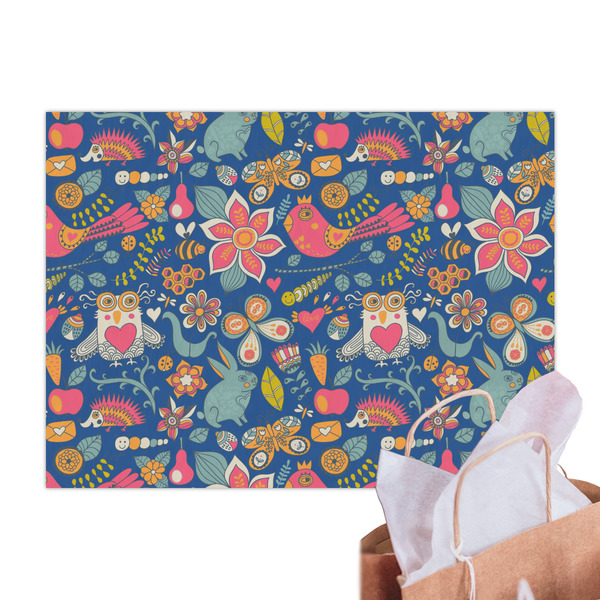 Owl & Hedgehog Tissue Paper Sheets - Main