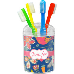 Owl & Hedgehog Toothbrush Holder (Personalized)