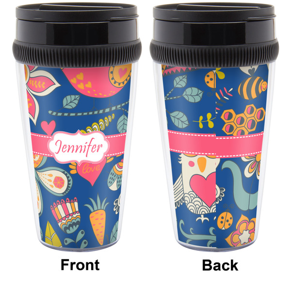 Owl & Hedgehog Travel Mug Approval (Personalized)