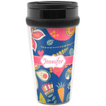Owl & Hedgehog Acrylic Travel Mug without Handle (Personalized)