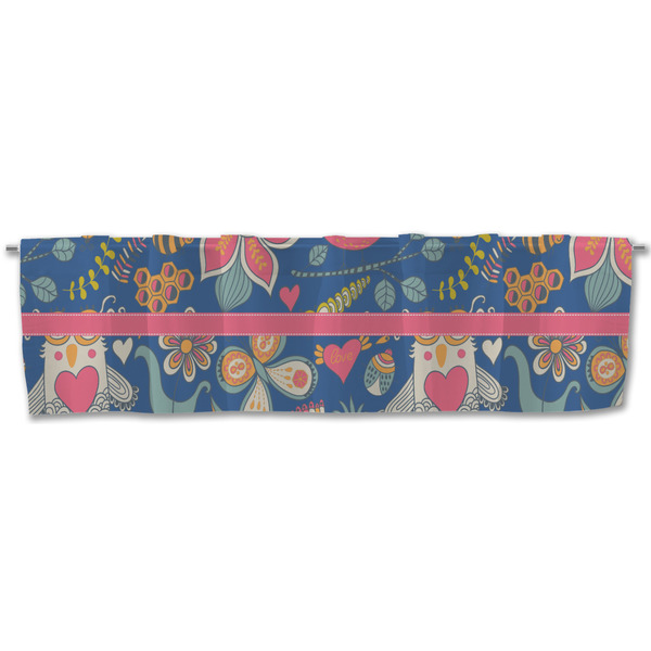Owl & Hedgehog Valance - Front