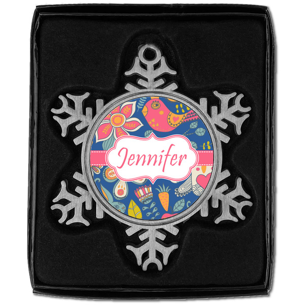 Owl & Hedgehog Vintage Snowflake - In box