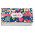 Owl & Hedgehog Vinyl Checkbook Cover (Personalized)