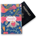 Owl & Hedgehog Vinyl Passport Holder (Personalized)