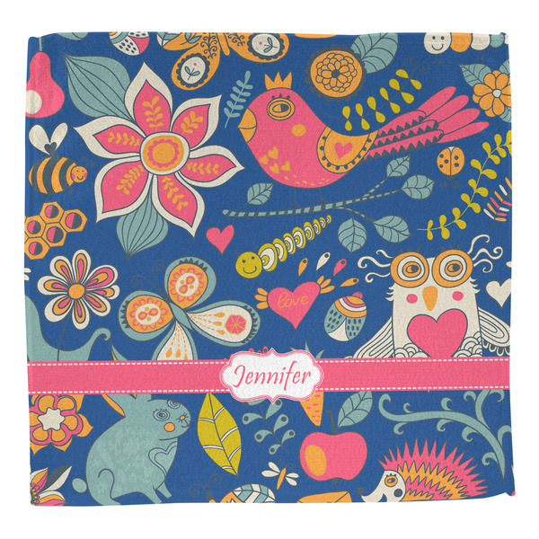 Owl & Hedgehog Washcloth - Front - No Soap