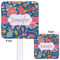 Owl & Hedgehog White Plastic Stir Stick - Double Sided - Approval