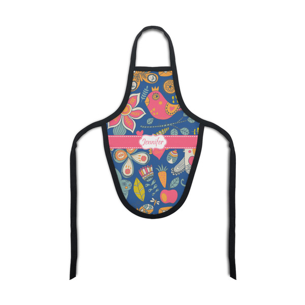 Custom Owl & Hedgehog Bottle Apron (Personalized)