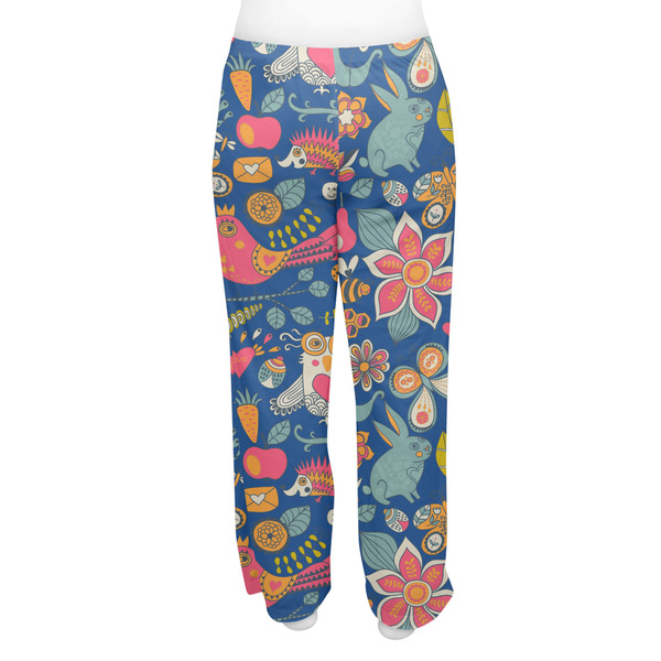 Owl & Hedgehog Women's Pj on model - Back