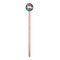 Owl & Hedgehog Wooden 6" Stir Stick - Round - Single Stick