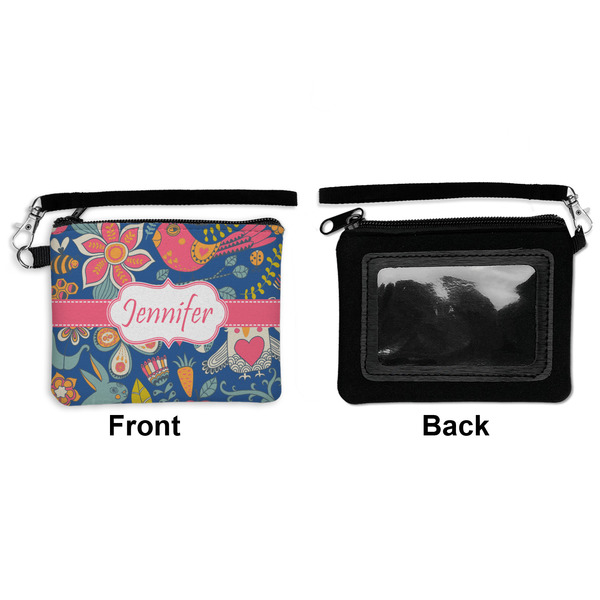 Owl & Hedgehog Wristlet ID Cases - Front & Back