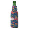Owl & Hedgehog Zipper Bottle Cooler - ANGLE (bottle)
