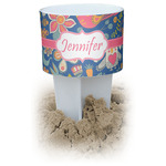 Owl & Hedgehog Beach Spiker Drink Holder (Personalized)
