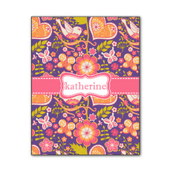 Birds & Hearts Wood Print - 11x14 (Personalized)