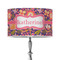 Birds & Hearts 12" Drum Lampshade - ON STAND (Poly Film)