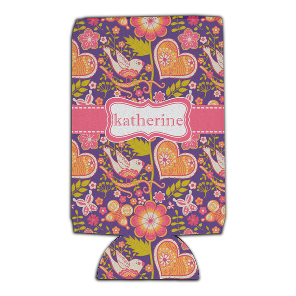 Birds & Hearts 16oz Can Sleeve - Set of 4 - FRONT
