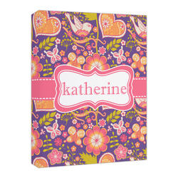 Birds & Hearts Canvas Print - 16x20 (Personalized)