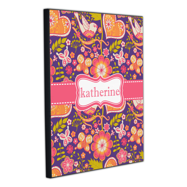 Birds & Hearts 20x24 Wood Print - Angle View