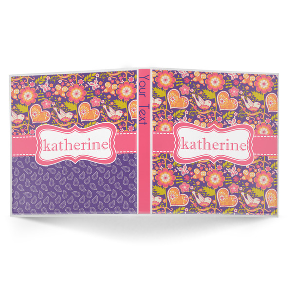 Birds & Hearts 3-Ring Binder Approval- 1in